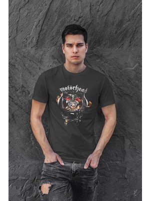 Buzagi Motörhead Dijital Baskı Regular Unisex Tişört
