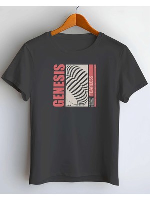 Buzagi Genesis Dijital Baskı Regular Kalıp Siyah Unisex Tişört