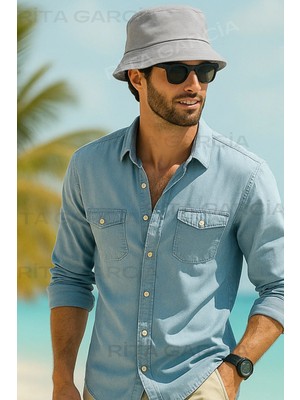 Elif İç Giyim Ritagarcia Erkek Bucket Balıkçı Şapka - Pamuklu Yazlık Güneş Şapkası