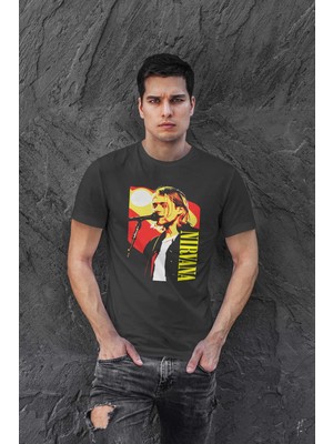 Buzagi Nirvana Dijital Baskı Regular Unisex Tişört