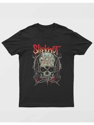 Buzagi Slipknot Dijital Baskı Regular Unisex Tişört