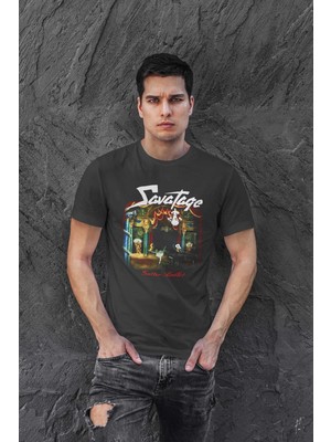 Buzagi Savatage Dijital Baskı Regular Unisex Tişört