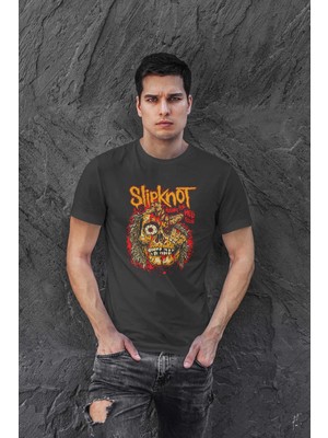 Buzagi Slipknot Dijital Baskı Regular Unisex Tişört