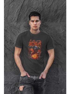 Buzagi Slayer Dijital Baskı Regular Unisex Tişört