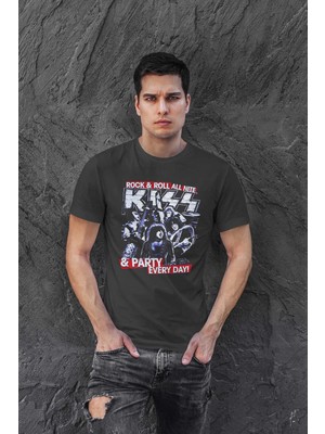 Buzagi Kiss Dijital Baskı Regular Unisex Tişört