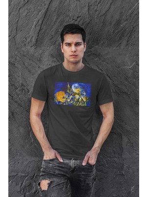 Buzagi Iron Maiden Dijital Baskı Regular Unisex Tişört