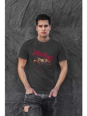 Buzagi Judas Priest Dijital Baskı Regular Unisex Tişört