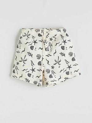 Lc Waikiki Yeni Sezon Beli Lastikli Kız Çocuk Şort