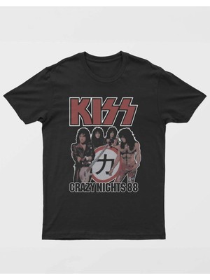 Buzagi Kiss Dijital Baskı Regular Unisex Tişört