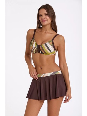 Çamaşır Kenti Argento 1286-3010 Kadın Nadide Etekli Bikini