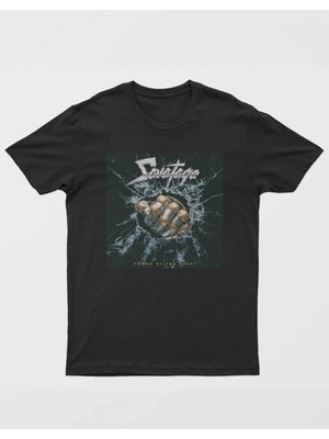 Buzagi Savatage Dijital Baskı Regular Unisex Tişört