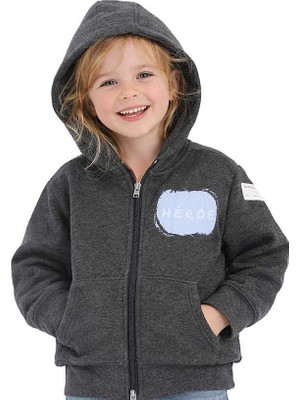 Hupalupa Store Hupalupa Kapüşonlu Sweatshirt Siyah Heroe 7-8 Yaş
