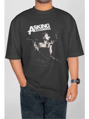 Buzagi Asking Alexandria Dijital Baskı Oversize Unisex Tişört