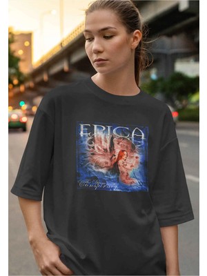 Buzagi Epica Dijital Baskı Oversize Unisex Tişört