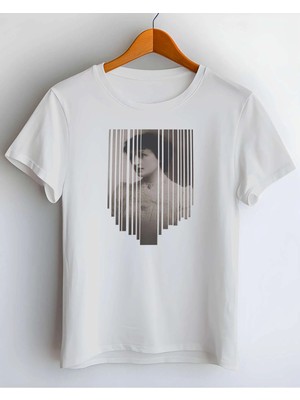 Buzagi Nostalgia Dijital Baskı Regular Kalıp Beyaz Unisex Tişört