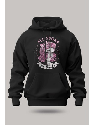 Buzagi All Sugar Oversize Kapüşonlu Unisex Şardonlu Sweatshirt