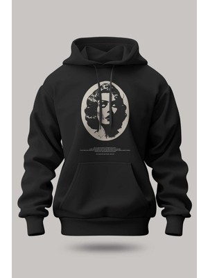 Buzagi Nostalgia Oversize Kapüşonlu Unisex Şardonlu Sweatshirt