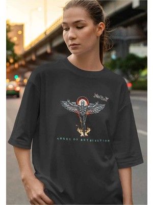 Buzagi Judas Priest Dijital Baskı Oversize Unisex Tişört