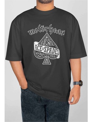 Buzagi Motörhead Dijital Baskı Oversize Unisex Tişört