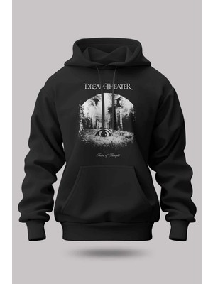 Buzagi Dream Theater Oversize Kapüşonlu Unisex Şardonlu Sweatshirt