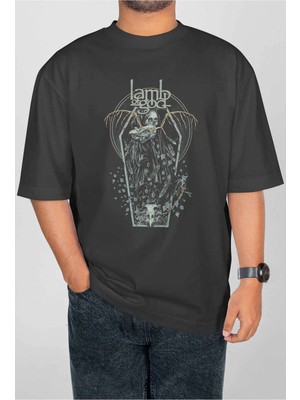 Buzagi Lamb Of God Dijital Baskı Oversize Unisex Tişört