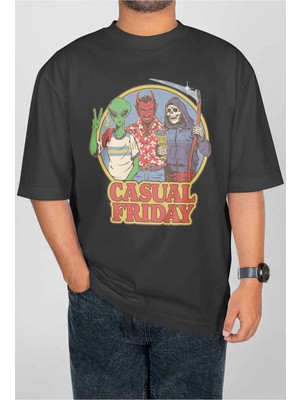 Buzagi Don't Talk Dijital Baskı Oversize Unisex Tişört