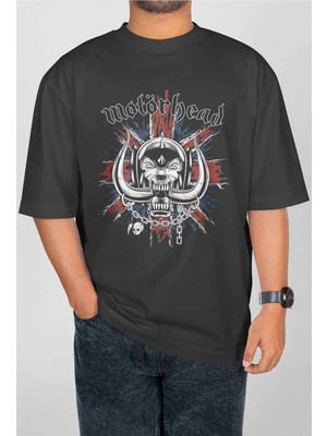 Buzagi Motörhead Dijital Baskı Oversize Unisex Tişört