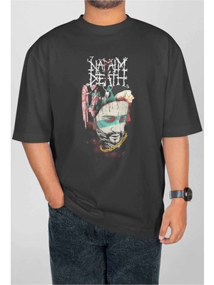 Buzagi Napalm Death Dijital Baskı Oversize Unisex Tişört