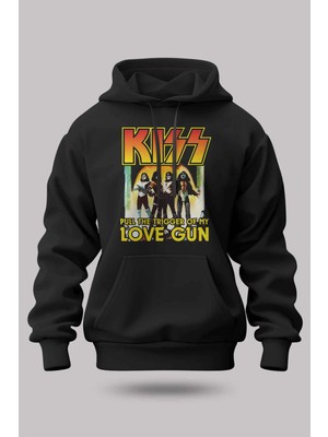 Buzagi Kiss Oversize Kapüşonlu Unisex Şardonlu Sweatshirt