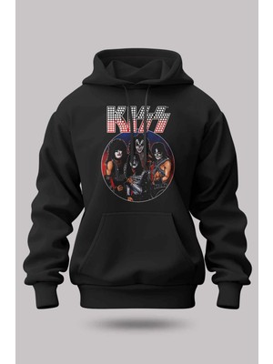 Buzagi Kiss Oversize Kapüşonlu Unisex Şardonlu Sweatshirt