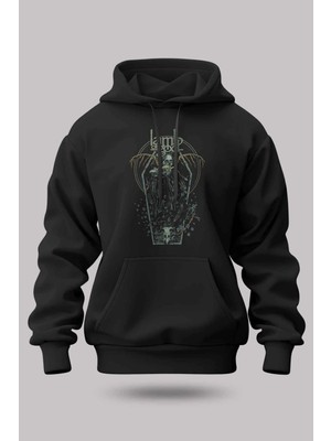 Buzagi Lamb Of God Oversize Kapüşonlu Unisex Şardonlu Sweatshirt