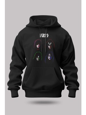Buzagi Kiss Oversize Kapüşonlu Unisex Şardonlu Sweatshirt