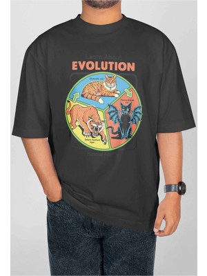 Buzagi Possessed Dijital Baskı Oversize Unisex Tişört