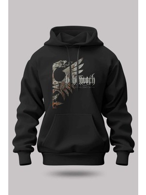Buzagi Behemoth Oversize Kapüşonlu Unisex Şardonlu Sweatshirt