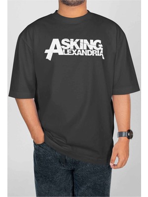 Buzagi Asking Alexandria Dijital Baskı Oversize Unisex Tişört