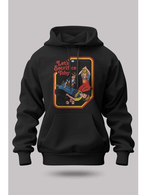 Buzagi Toby Oversize Kapüşonlu Unisex Şardonlu Sweatshirt