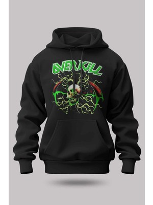 Buzagi Overkill Oversize Kapüşonlu Unisex Şardonlu Sweatshirt