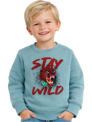 Hupalupa Store Hupalupa Basic Sweatshirt Ocean Stay 5-6 Yaş