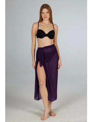 Çamaşır Kenti Estiva 6000 Kadın Düz Şifon Pareo