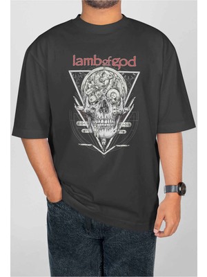 Buzagi Lamb Of God Dijital Baskı Oversize Unisex Tişört