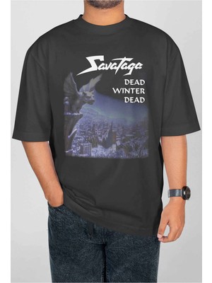 Buzagi Scorpions Dijital Baskı Oversize Unisex Tişört