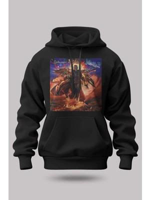 Buzagi Judas Priest Oversize Kapüşonlu Unisex Şardonlu Sweatshirt