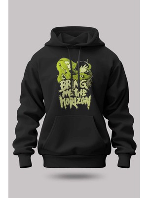 Buzagi Bring Me The Horizon Oversize Kapüşonlu Unisex Şardonlu Sweatshirt