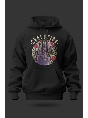 Buzagi Evolution Oversize Kapüşonlu Unisex Şardonlu Sweatshirt