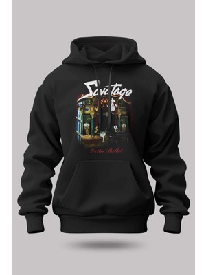 Buzagi Savatage Oversize Kapüşonlu Unisex Şardonlu Sweatshirt
