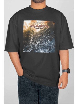 Buzagi Angra Dijital Baskı Oversize Unisex Tişört