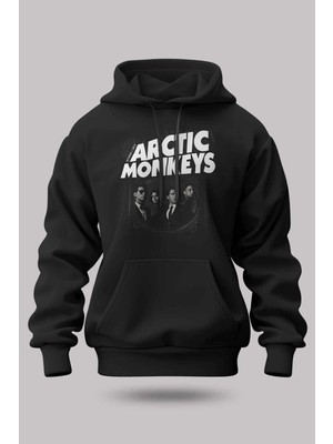 Buzagi Arctic Monkeys Oversize Kapüşonlu Unisex Şardonlu Sweatshirt