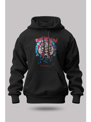 Buzagi Motörhead Oversize Kapüşonlu Unisex Şardonlu Sweatshirt