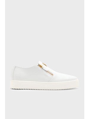 Giuseppe Zanotti Deri Fermuar Detaylı Sneaker Ayakkabı Erkek Ayakkabı RM60020