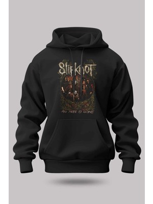 Buzagi Slipknot Oversize Kapüşonlu Unisex Şardonlu Sweatshirt